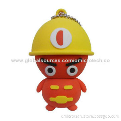 8GB Cartoon Man USB Flash Drive with High-speed, No External Power Required